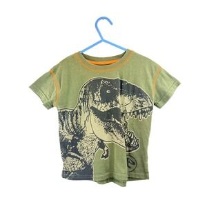 Jurassic World Toddler Boys T-Rex‎ Graphic T-Shirt Olive Green 3T SP248615JP